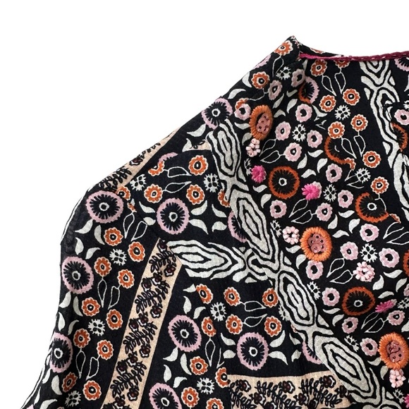 Anthropologie Maeve Naomi Dress Embroidered Sequin Tunic Size M - Picture 8 of 15
